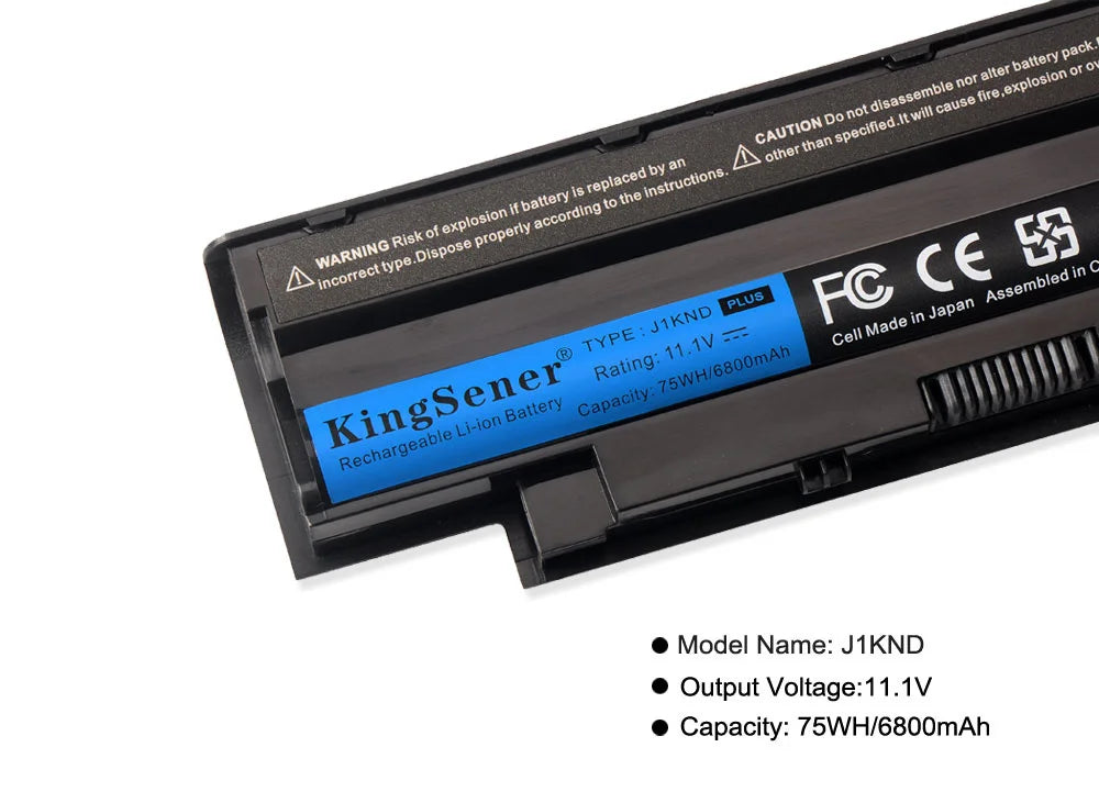 KingSener  J1KND Laptop Battery for DELL Inspiron N4010 N3010 N3110 N4050 N4110 N5010 N5010D N5110 N7010 N7110