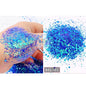 5g/BagGlitter Chameleon Nail Flakes Iridescent Chameleon Nail Powder Holographic Laser Colorful Nail Sequins 120 Colors Mix Size