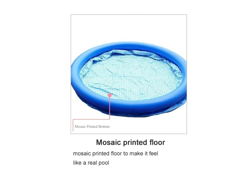 Removable Inflatable Pool Easy Set 3.05m X 76 cm or  Inches and Optional Cover - Instant Assembly 1942 or 3077 Liters Triple Layer
