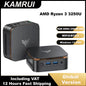 KAMRUI Mini PC Ryzen 3 3250U 8GB DDR4 256GB SSD  Small Desktop Computer Windows11 Pro WiFi5 4K Dual Display for Home Office