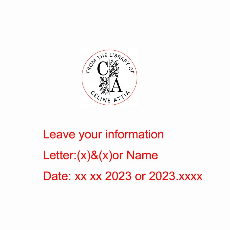 Wedding Embosser Stamp LOGO Custom Personalized Embossing Seal Customization for Letter Head Wedding Envelope Graduation Decora
