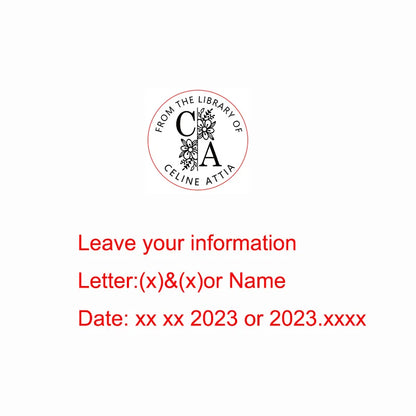 Wedding Embosser Stamp LOGO Custom Personalized Embossing Seal Customization for Letter Head Wedding Envelope Graduation Decora