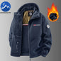 Autumn and Winter New Retro Trendy Jacket Men's Double Sided Polar Fleece Business Leisure Outdoor Couple Coat Top
