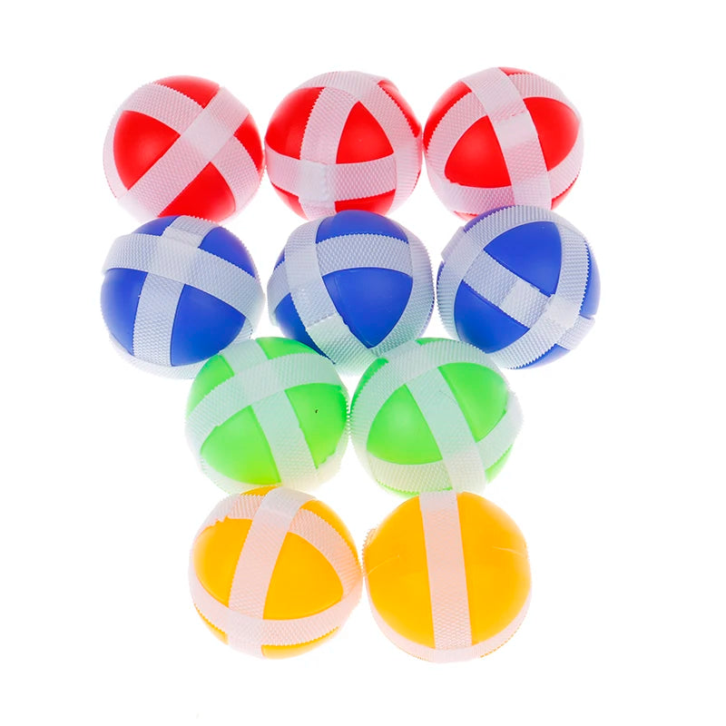 5/10 PCS Sports Games Dart Board Target Shooting Target Ball Toy Outdoor Toy Sticky Ball Random Color