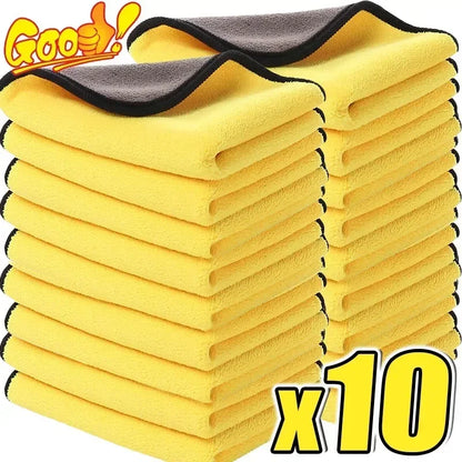 Microfiber Cleaning Towel Car Wash Cloth Professional Detailing Drying Towel Soft Absorbent Microfiber Car Cleaning Accessories