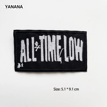 Heavy Metal MUSIC Iron On Patches Cloth BAND ROCK patch Mend Decorate Clothes Apparel Sewing Decoration Applique Badges