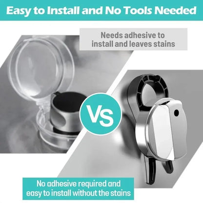 Stove Knob Locks Child Proof Safety Covers for Gas Burner Oven Knobs Includes Door Handle Guards for Complete Home Protection