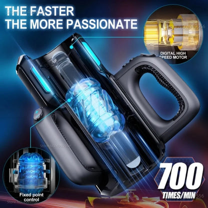 Leten THRUSTING-PRO Suction Stroker Massage Mastribution Electric Deep Throat Penis Pump Automatic Male Masturbator Telescopic
