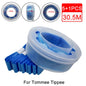 Diaper Pail Garbage bag Compatible with Tommee Tippee Sangenic Simplee and Twist&click and Sangenic Tec Pail Replacement Bag