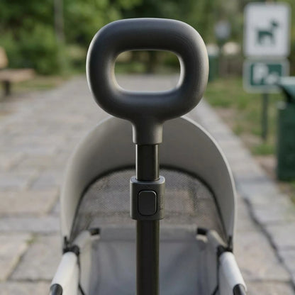 Foldable Pet Stroller 360-Degree Steering Lightweight Pet Stroller Rolling Carrier Body Transport Easy Fold
