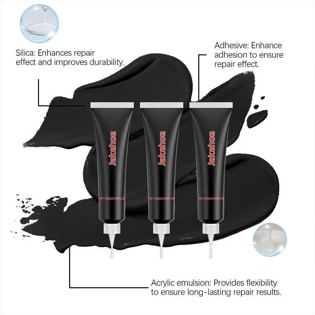 60ml Car Care Kit Liquid Leather Skin Refurbish Repair Tool Auto Seat Sofa Coats Holes Scratch Cracks Restoration Black