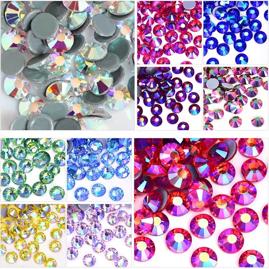 Oleeya стразы Better DMC Hotfix Rhinestone Iron On Strass High Quality Flatback Glass Crystal AB For DIY Wedding Y2792