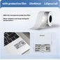 Niimbot M2/M3 Silver Label  Heat Transfer Print Paper Fixed Asset Sticker Office Equipment Laser Silver Self-adhesive