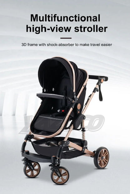 Baby stroller 3 in1,four wheel stroller,2 in 1 baby car,Lightweight strollers,Mutifunction Strollers,baby carriage,Poussette