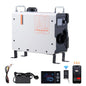 2KW Diesel Heater, 12V/24V All in One Diesel Air Heater, with Bluetooth APP Control, Remote Control and Display Screen, CO Alarm, Fast Heating Portable Diesel Heater for Vehicles and Outdoors