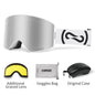 COPOZZ Magnetic Ski Goggles UV400 Protection Anti-Fog Ski Glasses Men Women Quick-Change Lens Snowboard Goggles with Two Options