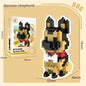 DIY Creative Micro Building Blocks Set  Dogs  Cartoon Character Models DIY Educational Toys For Children Birthday Gift