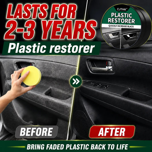 Car Plastic Restorer Leather Plastic Interior Panel Renewal Wax Coating Cream Repair Gloss Auto Rubber Tire Surface Polish Care