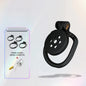 New Sissy Simulation Vagina Chastity Cock Cage Sex Toy with 4 Size Cock Ring Bdsm Penis Urethral Lock Adult Toy for Men