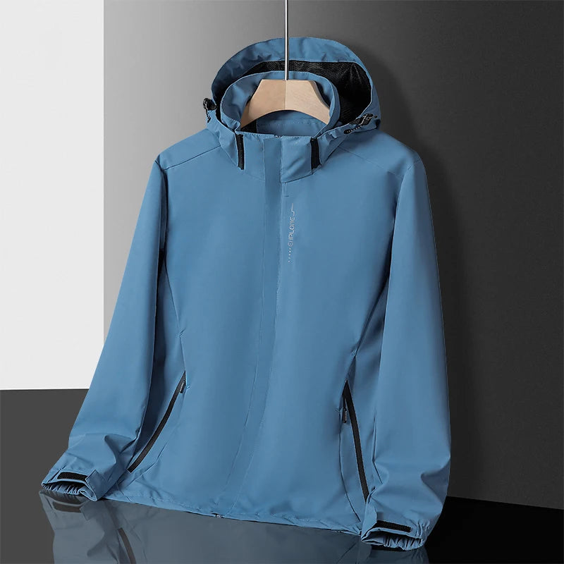 Camping Jacket Coats Men Water & Windproof Windbreaker Jacket Male Hiking Clothing Jacket Man Tops Fishing Wearing Free Shipping