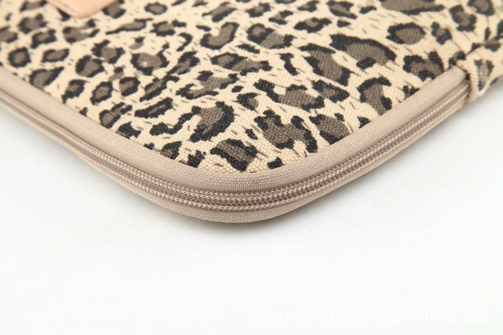 Fashionable classic charm leopard print notebook inner bag iPad/11/13/14 inch 15.6-inch computer bag for men and women