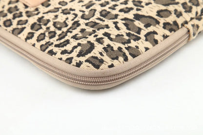 Fashionable classic charm leopard print notebook inner bag iPad/11/13/14 inch 15.6-inch computer bag for men and women