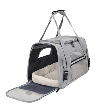 2026 Portable Pet Bag, Handheld Dog Carrier, Foldable Cat Travel Bag, Breathable Outdoor Car Carrier for Small Pets