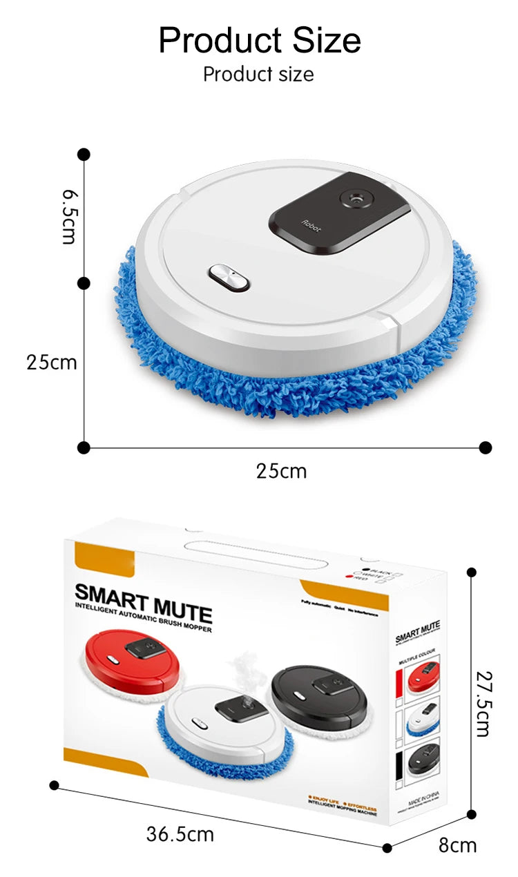 Smart Robot Vacuum Cleaner Multifunction Home Cleaning Sweeping Machine Rechargeable Wireless Smart Floor Machine Office Clean