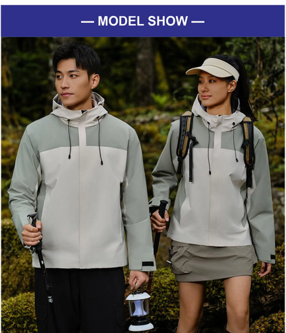 Winter Casual Windproof Hooded Down Jacket Custom Printed Embroidery Company Logo High Quality Men's Hiking Outdoor Jacket 4xl
