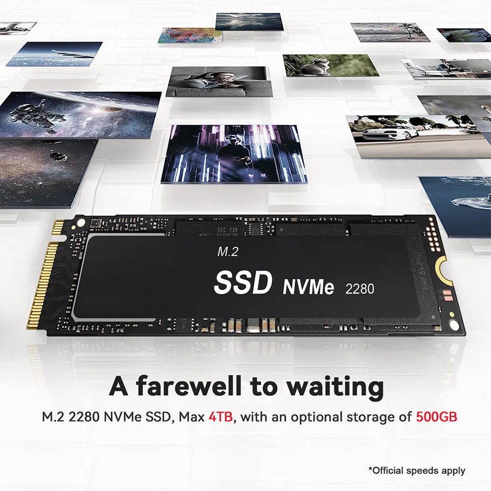Beelink SER5 Max AMD Ryzen7 7735HS SER3 R3 3200U R5 5500U 5625U DDR4 16G RAM 500G Mini PC Support WiFi6 Type-C Desktop Computer