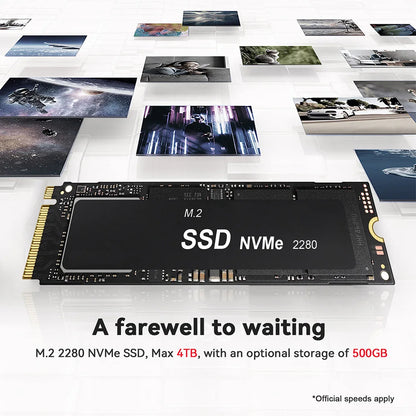 Beelink SER5 Max AMD Ryzen7 7735HS SER3 R3 3200U R5 5500U 5625U DDR4 16G RAM 500G Mini PC Support WiFi6 Type-C Desktop Computer