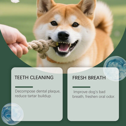 Dog Dental Care Powder Cat Breath Freshener Plaque Tartar Control Pet Oral Hygiene Natural Enzyme Teeth Cleaning Healthy Gums