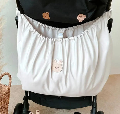 Reusable Washable Baby Milk Bottle Diapers Pouch Outdoor Travel Stroller Hanging Storage Organizer Nappy Storage Bag