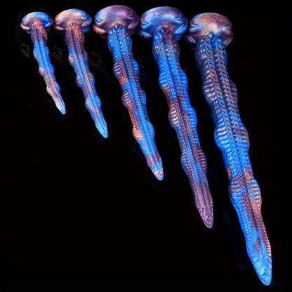 FAAK 65cm Long Butt Plug With Suction Cup S M L XL XXL Fantasy Octopus Leg Dildo Anal Beads 5 Sizes Sex Toys For Women Man