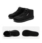 HOBIBEAR Mid Top Barefoot Shoes Mens Womens Wide Toe Ankle Boots Outdoor Non-Slip Artificial Leather Shoes