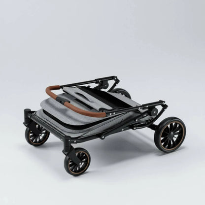 Large Dog Stroller Swivel Wheels Foldable Pet Stroller Pet Travel Enclosed for Other Pets, Outdoor Walking, Transport