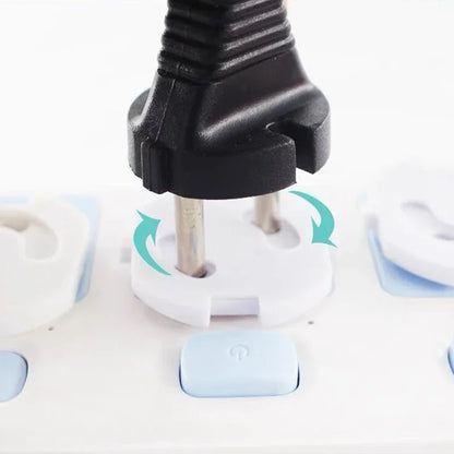 1/10pcs Electrical Outlet Protection Baby Child EU Power Socket Safety Guard Anti Electric Shock Plugs Protector Rotate Covers