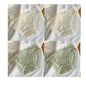 4 PCS/PACK Solid Color Women's Panties Mid-Waist Breathable Comfort Sexy Antibacterial Lace Innerwear
