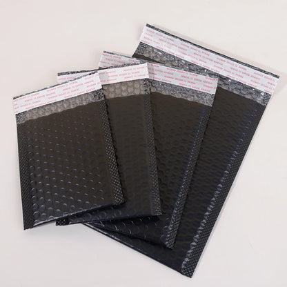 50-10PCS Black/Pink/White Bubble Mailers Delivery Package Packaging Small Business Supplies Bubble Envelopes Packing Bag Mailer