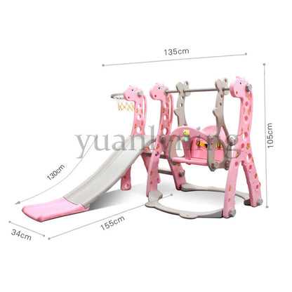 Multi-Function Children's Swing and Slide Set  Indoor Toddler Playground Home Children Activity Toy for Age 1-6