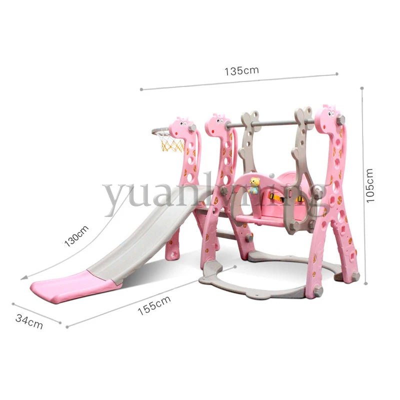 Multi-Function Children's Swing and Slide Set  Indoor Toddler Playground Home Children Activity Toy for Age 1-6