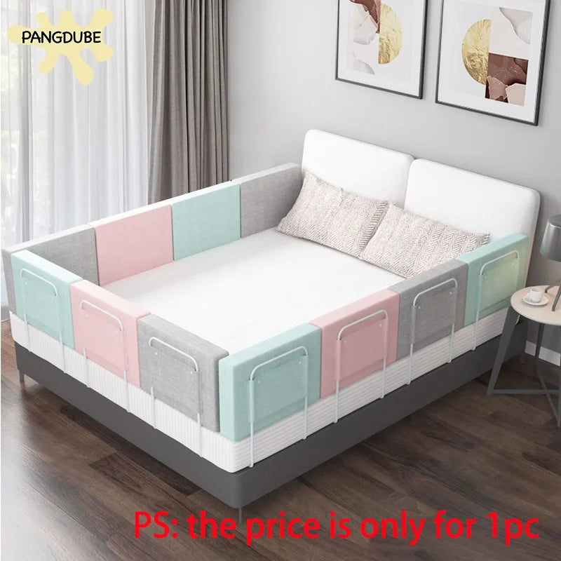PANGDUBE 1pc 47cm Baby Bed Rail Child Bed Barrier for Kids Bed Fence Railing for Children's Bed Protection Kids Safety Railings