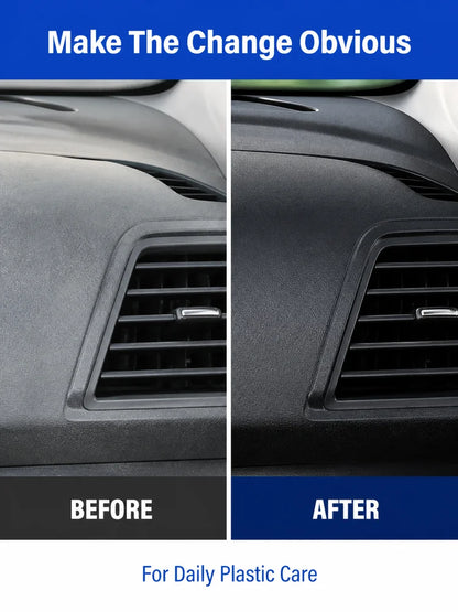 Plastic Restoration Spray with Scratch Remover for Car Interior Trim Cleaner Shiny Car Stuff