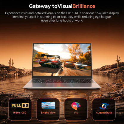 ACEMAGIC LX15PRO Laptop Computer AMD Ryzen 7 7730U Windows Laptop 15.6-in IPS 16GB DDR4 512GB NVMe SSD Numeric Keyboard