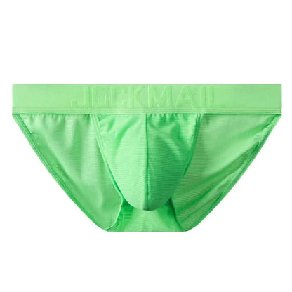 Sexy Man's Underwear Briefs Underpants Nylon Mesh Quick Dry Men's Briefs Bikini Slip Men's Tanga Briefs Nylon  SPANDEX