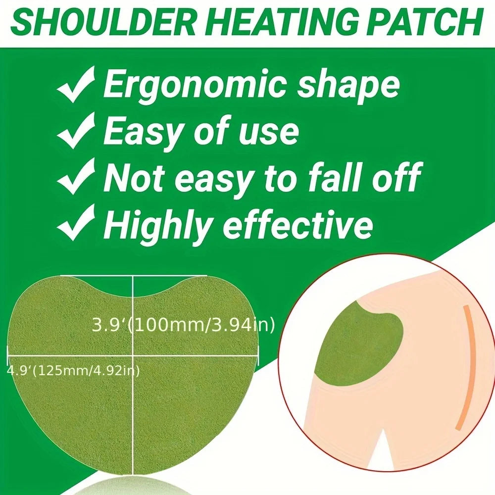 12/50/100pcs Shoulder Patch, Acupuncture Patch, Heat Patch, Long-lasting Warm Knee Patch Outdoor Sports Safety Pads