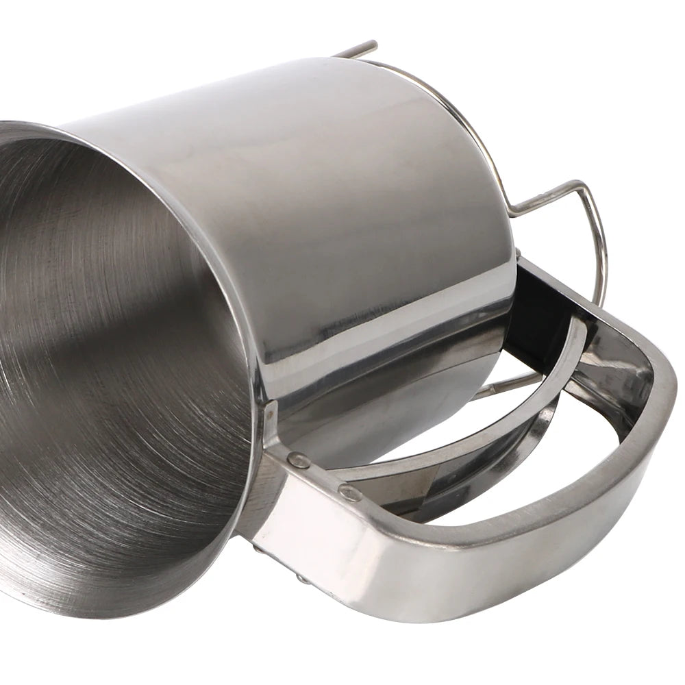 Kitchen Tool Cake Cupcake Dough Dispenser Funnels Piston Funnel With Support Batter Dispenser Baking Tools Stainless Steel
