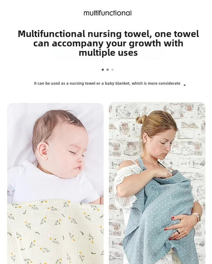 Cotton Breastfeeding Cover Mother Outing Nursing Covers Adjustable Privacy Baby Feeding Breastfeeding Apron Stroller Blanket