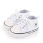 New Baby Shoes Boys Girls Classic Canvas Casual Sneakers Spring Newborn First Walker Toddler Soft Sole Non-Slip Walking Shoes