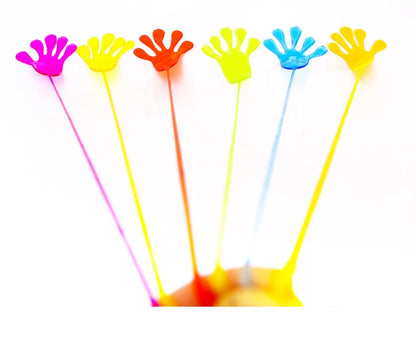 5-50 Pcs Funny Sticky Hands Toy Palm Elastic Sticky Squishy Slap Palm Toy Novelty Gift Party Toys Birthday For Gift